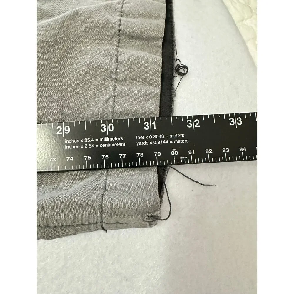 Wearfirst Baggy Cargo Utility Pants Gray Y2K Skater Size 38x32